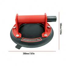 Heavy Duty 8" Vacuum Suction Cup Hand Air Pump Thickened Rubber For Glass Marble Tile Handling - Multicolor - View 6