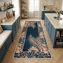 Washable Scandinavian Rugs – Nordic Designs For Modern Homes - Perfect For Living Room, Bedroom, Hallway, Kitchen - Indoor And Outdor Carpet | Non-Slip Backing - Rust Brown - View 2
