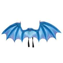 1PC New Non-Woven Dragon Wings Back Decoration Prop, Cos Halloween Carnival Party Stage Performance Accessory, High-Quality Back Costume Wings Accessory - Multicolor - View 8