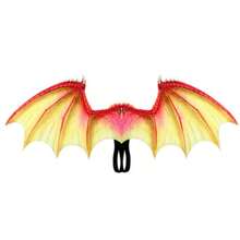 1PC New Non-Woven Dragon Wings Back Decoration Prop, Cos Halloween Carnival Party Stage Performance Accessory, High-Quality Back Costume Wings Accessory - Multicolor - View 2