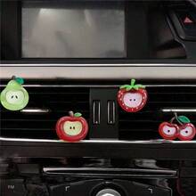 1/2/4pcs Car Air Vent Fruit Fragrance Clip, Realistic Fresh Fruit Design, Long-Lasting Scent & Air Purification, Secure Clip Fixation, Car Interior Decor Air Freshener Accessory - Creative Fruit Air Vent Clip - View 13