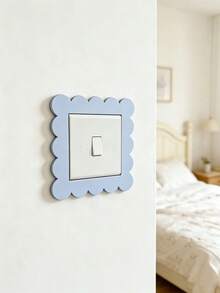 1pc Switch Decorative Frames,Dust-Proof Button Switch Protective Cover,Easy Installation For Living Room,Bedroom,Kitchen Wall Decor,No Electricity Required;Suitable For Birthday,Wedding Party Scene Decoration,Excellent Housewarming Gift - A - View 9