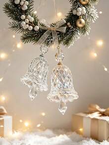 Crystal Light-Catching Bell Pendant - Rainbow Glass Wind Chime Light Catcher - Suitable For Indoor And Outdoor Decoration - Christmas Gift - Suitable For Home And Garden - Multicolor - View 8