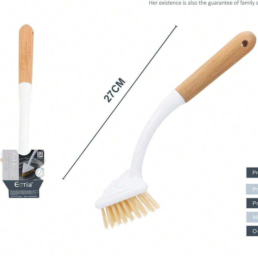 NEW Paint Roller Tool Set - Multi-Functional Drip-Free DIY Painting Kit For Large Wall Areas - B/Beech Wood Pot Brush (1 Pc) - View 1