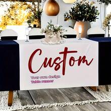 Customized Wedding Bar Table Runner, Personalized Name Bar Wedding Sign, Bachelorette Party Striped Bar Or Event Sign, Wedding, Birthday, Anniversary, Colorful Striped Sign - Multicolor - View 8