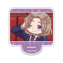 10CM Anime Hetalia Axis Powers Figure Stand Model Feliciano Vargas/Ludwig/Kiku Cute Desk Decor Standing Sign Gifts - Multicolor - View 22