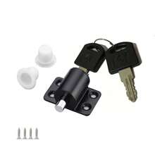 9pcs Sliding Door And Window Anti-Theft Lock Set|Anti-Prying Key Lock With Double Features (2 Keys + 4 Screws + 1 Lock + 2 Locking Devices) Suitable For Sliding Windows/Sliding Doors Provides Security Protection For Homes, Offices, And Shops - Sliding Door and Window Lock - View 11