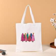 1 st/2 st/3 st färgglada värmetransferklistermärken med julgransmönster för jul, lämpliga för DIY-t-shirts, jeans, kuddar, ryggsäckar, kepsar och sofföverdrag, vattentäta, blekbeständiga, hållbara, tvättbara plastklistermärken, roliga mönster, tygdekoration, kläddekoration, för hantverksentusiaster - Flerfärgad - Visa 7