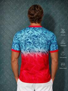 Jersey Timnas AS Miami untuk Pria dan Remaja, Desain Internasional, Atasan Nyaman, untuk Pertandingan, Pakaian Kasual, dan Hadiah. - Hot Pink - View 8