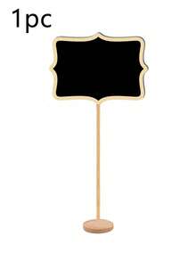 1/5/10pcs Wooden Mini Chalkboard Signs With Easel, Rectangular Blackboard Food Labels For Party Buffet, Wedding Venue Cards, Birthday Party Decoration. Mini Rectangular Chalkboard With Easel, Wooden Small Blackboard Signs For Weddings, Birthday Parties, Table Numbers, Food Labels And Special Event Decor. - Multicolor - View 13