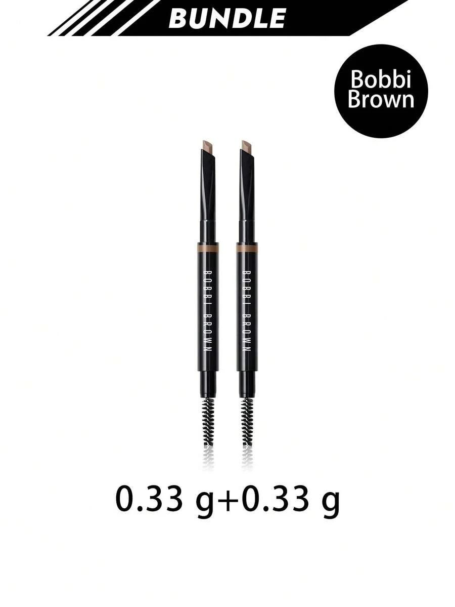 Bobbi Brown [حزمة] قلم حواجب طويل الأمد بلون أشقر دافئ 0.33 جرام * 2 - أشقر دافئ - مشاهدة 1
