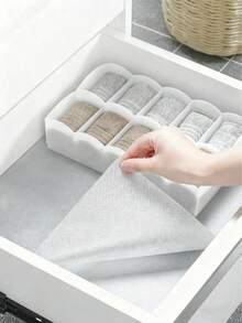 1 Roll Cabinet Liner, Moisture-Proof Heat-Resistant Non-Slip Drawer And Tabletop Mat, Waterproof Oil-Proof Dust-Proof, Suitable For Cabinets Drawers Refrigerator, Easy To Clean, Kitchen Countertop Furniture Storage Mat - Multicolor - View 10