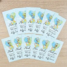 6pcs/12pcs Mini Earth World Keychains, With "Thank You For Creating Difference" Message, Perfect As Backpack Charms, Team Motivation Gifts, Suitable For Friends, Colleagues, Teachers, Partners, Family - Multicolor - View 2