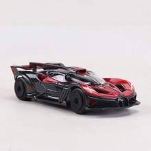Burago 1:64 Scale Bugatti Bolide Die-Cast Model Car; Includes Display Case And Base; A Creative Collectible, Display Piece, Or Gift; Suitable For Ages 14+. - Red - View 2