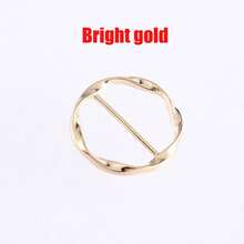1/3/5pcs Multi-Function Alloy Buckle Set, Versatile, Adjustable Length, Knotting, Suitable For Scarves, Belts, Belt Buckles And T-Shirts, Casual Style, Autumn Decoration - Multi-color - View 11