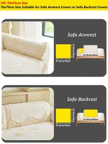 1PC French Irregular-Shape Chenille All-Season Universal New Sofa Cover, Living Room Sofa Protection High-End Feel Seat Cushion, Anti-Slip, Dust-Proof, Anti-Dirt, Machine Washable - Multicolor - View 23
