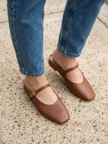 Women Flats - Camel - View 4