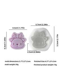Reusable Christmas Scented Candle Mold, For Clay And Plaster Crafts, Candle Cups, Making 2D Relief Candles, Gift Decorations, Plaster Resin Crafts, Soap Molds - Christmas Mold - View 9