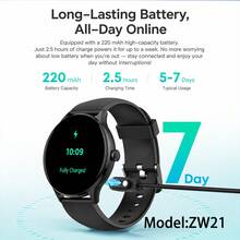 PEJE Unisex Smart Watch, 1.26 Inch Touch Screen, Bluetooth 5.4 Connection, Fitness Tracker, 123 Sports Modes, Phone Message Notification, Music Control, Compatible With Android And IOS - Z216-silver*1 - View 9