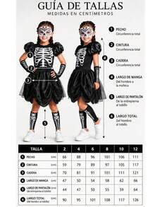 Tween Girls Costumes - Black - View 2