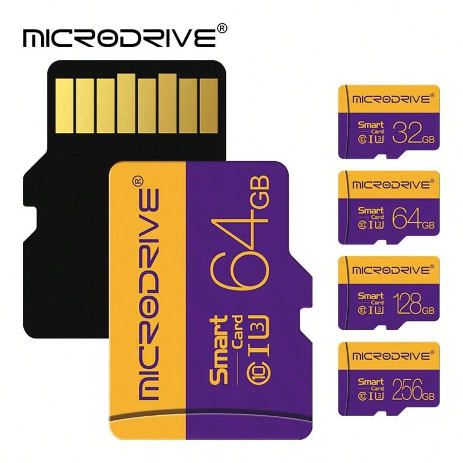 Microdrive Micro SD TF 記憶卡 Class10 U3,附 SD 卡轉接卡,適用行車記錄器、監視器與智慧型手機的便攜式儲存卡 - 查看 1