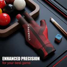 1 chiếc găng tay ngón tay chơi bida tay trái, găng tay bida phù hợp cho người chơi pool và snooker, phụ kiện cơ bida, phù hợp cho nam/nữ - Nhiều màu - Xem 9