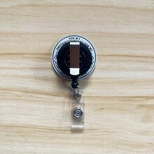 Retractable D Card Holder Reel With Cute Cartoon Design, Nurse Hospital Badge Holder Office Lanyard 1pc - X1071 - View 2