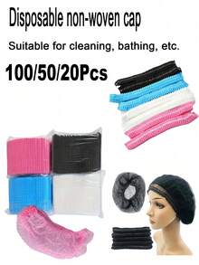 100pcs Elastic Food Cling Film - Stretchable Transparent Plate Covers, Reusable, Multi-Functional, Odorless Kitchen Cling Film, Dust-Proof For Home, Restaurant, Picnic - Fits All Plate Sizes, Picnic Essential | Decorative Packaging Film | Reusable Plastic Film, Food Plastic Film - Black - View 10