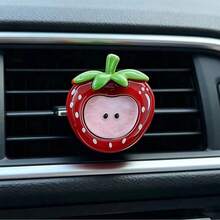 1/2/4pcs Car Air Vent Fruit Fragrance Clip, Realistic Fresh Fruit Design, Long-Lasting Scent & Air Purification, Secure Clip Fixation, Car Interior Decor Air Freshener Accessory - Creative Fruit Air Vent Clip - View 6