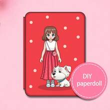 Kitchen Food Theme Children's Scrapbook Dress Up Girl Quiet Book DIY Handmade Craft Set Requires Cutting Role Play Game Kids Life Cognition Hands-On Educational Toy Holiday Gift - Multicolor - View 5