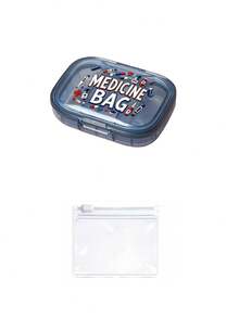 Portable Mini Transparent Pill Box With Medicine Package Pattern, Leak-Proof Multi-Compartment Pill Storage Box, Outdoor Travel Pill Box, 3-Compartment Daily Medication Organizer, Compact Pocket Pill Storage Box, Suitable For Storing Vitamins, Daily Medications, Capsules, Tablets And Small Supplements, Practical Travel Essential For Outdoor Camping, Vacation And Business Trips, Gift For Students, Doctors, Family And Friends, Waterproof And Moisture-Proof Pill Box, Easy To Put In Handbag, Backpack And Pocket, Emergency Rescue Pill Box, Back To School, Teacher's Day, Christmas Gift - Multicolor - View 17