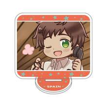 10CM Anime Hetalia Axis Powers Figure Stand Model Feliciano Vargas/Ludwig/Kiku Cute Desk Decor Standing Sign Gifts - Multicolor - View 19