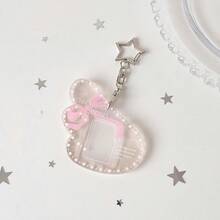 1pc Summer Fresh Girl Angel Wings Star Card Holder, Idol Fan Student 1-Inch ID Photo Small Card Sticker Pendant Card Holder - Multicolor - View 14