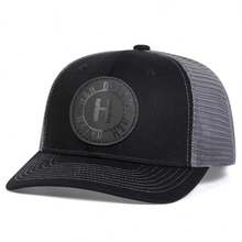 1pc Men's Trucker Hat With H Letter Leather Patch Baseball Cap Street Fashion Outdoor Sun Protection Casual Mesh Cap For Spring Autumn Travel Beach Vacation - Multicolor - View 8