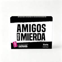 Amigos De Mierda Spanish Party Card Game Expansion Pack, Hilarious Adult Tabletop Game, Great Gift For Christmas, Game Party, Fun Social Game For Friends Gathering & Holiday Nights - Multicolor - View 1