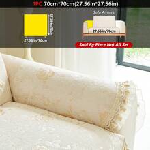 1PC French Irregular-Shape Chenille All-Season Universal New Sofa Cover, Living Room Sofa Protection High-End Feel Seat Cushion, Anti-Slip, Dust-Proof, Anti-Dirt, Machine Washable - Multicolor - View 31