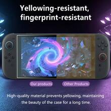 ONETIAOLONG Tempered Glass Screen Protector Compatible With Switch 2 With Alignment Frame Install Tool, 9H Shatterproof Anti-Scratch Anti-Fingerprint Screen Film, HD Clear / Anti Blue Light / Matte Anti-Glare Optional, Bubble Free Gaming Accessory - View 6