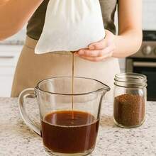1/3pcs Reusable Filter Bags, Ultra Fine Mesh, Used For Filtering, Cooking, Baking, Yogurt, Juice, Wine Filtration And Cheese Making, Fabric Filter Bag With Drawstring Closure, Other Picnic And Camping Kitchen Utensils - Multicolor - View 9