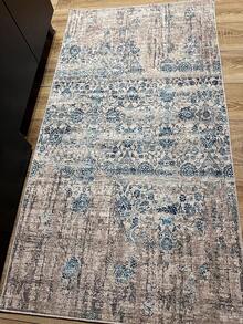 Digitally Printed Non-Slip Washable Runner And Area Rug Living Room Carpet, Modern Design | Modern, Scandinavian, Bohemian And Classic Styles | 100% Polyester - Grey - View 3