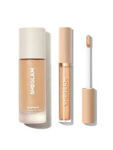 SHEGLAM [2Pcs] Skinfinite Hydrating Foundation & Like Magic Hydrating Concealer Bundle Set - Warm Vanilla - View 10