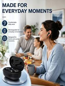 Portable In-Ear Hearing Amplifier, Adjustable Volume Sound Amplifier For Daily Listening, Lightweight Sound Collector - View 8
