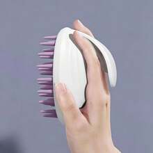 1pc Summer Pet Bath Brush, Silicone Massage Rubber Grooming Tool With Shampoo Storage, Suitable For Dogs And Cats - Multicolor - View 12