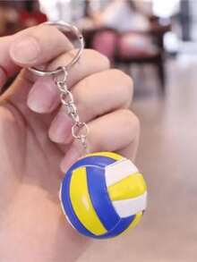 1/3 buah Gantungan Kunci Bola Olahraga Karet Lembut Realistis Kreatif (Sepak Bola, Tenis, Bola Basket, Sepak Bola Amerika) – Liontin, Hiasan Tas, dan Gantungan Tas Hadiah Kecil - MultiWarna - View 9