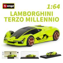 Burago 1:64 Scale Lamborghini Die-Cast Model Car; Includes Display Case And Base; A Creative Collectible, Display Piece, Or Gift; Suitable For Ages 14+. - Multicolor - View 3