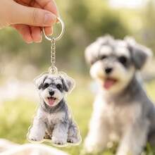 1pc Customized Acrylic Keychain, Personalized Pet Photo, Perfect Gift For Pet Lovers, Commemorative Souvenir, Suitable For Birthday, Christmas, Holiday - Multicolor - View 4