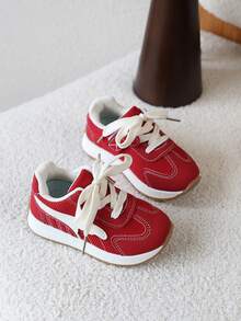 1 Pair All-Season Wear-Resistant Non-Slip Fashionable Versatile Sports Shoes - Red - View 5
