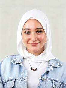 1pc Women Solid Color Balaclava One-Piece Lace Base Layer Headscarf Neck Warmer Elastic Cap Premium Heavy Embroidery Jacquard Lace Instant Hijab Caps Elastic Caps Turban Breathable Comfortable Elastic Wide Brim Sweat-Absorbing Non-Slip Multi-Function Sports Headwrap Cap Inner Lining Scarf, Minimalist Fashion Scarf, Hood And Matching Lace Headscarf, All-In-One, Wear It Easily And Instantly Fashionable For Going Out - Multicolor - View 11