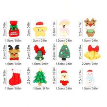 20/30pcs Christmas Theme Push Pins, Suitable For Bulletin Board, Cork Board, Wall Map, Photo Wall, Decorative Office Organization Tool, School Supplies, Home Decor, Christmas Party Decoration (Random Style) - Multicolor - View 5