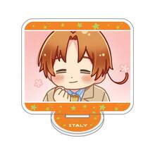 10CM Anime Hetalia Axis Powers Figure Stand Model Feliciano Vargas/Ludwig/Kiku Cute Desk Decor Standing Sign Gifts - Multicolor - View 12