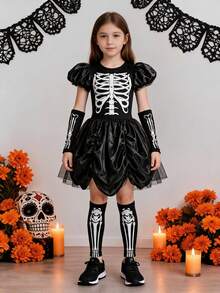 Tween Girls Costumes - Black - View 1